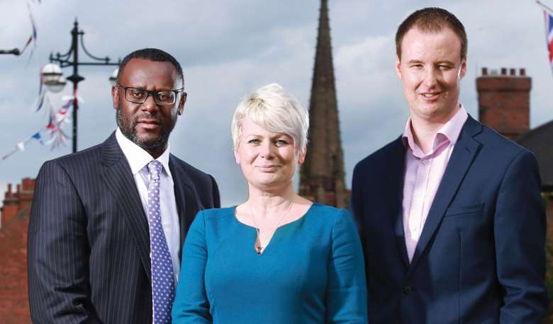 Key leaders in Rotherham: DCS Ian Thomas, detective superintendent Natalie Shaw and council leader Chris Read. Picture: © Lorne Campbell/Guzelian