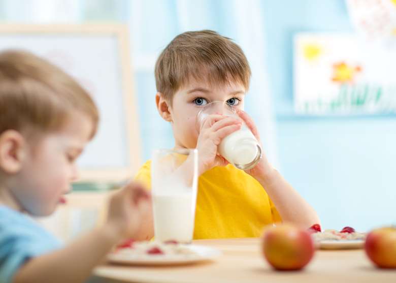 Children under five are currently entitled to free milk at childcare settings. Picture: Adobe Stock