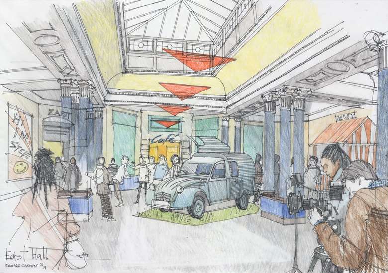 An image of what the hub will look like has been shared by the charity. Picture: Creative Youth Network