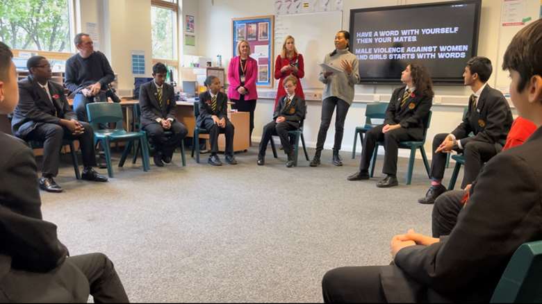 At Rokeby School, students discussed topics of harassment, consent and boundaries in interactive workshops led by teachers and staff from charity Tender. Picture: Emily Harle/CYP Now