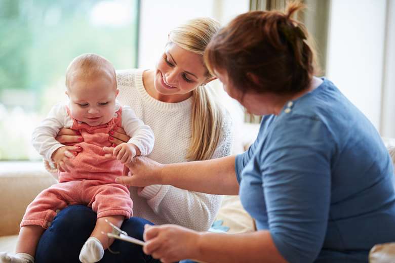 Only seven per cent of health visitors feel confident families can access support if needed, amid health visitor shortage. Picture: Monkey Business/Adobe Stock