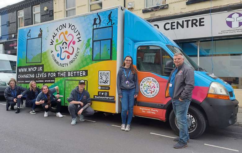 The bus enables the youth work team to take their resources into public spaces 