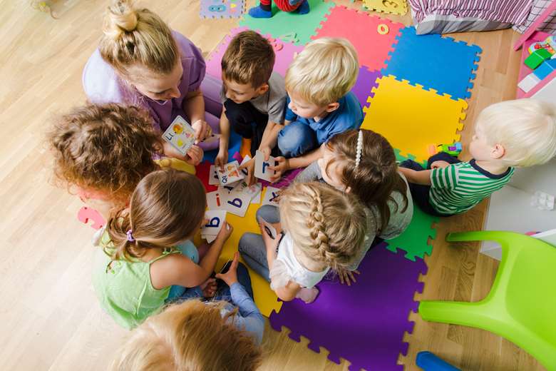 The new funding will be used to expand childcare provision in England. Picture: AdobeStock/ oksix.