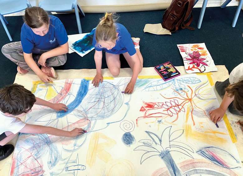 Workshops offer a variety of creative activities, including printmaking, sculpture, sewing, filmmaking and creative writing