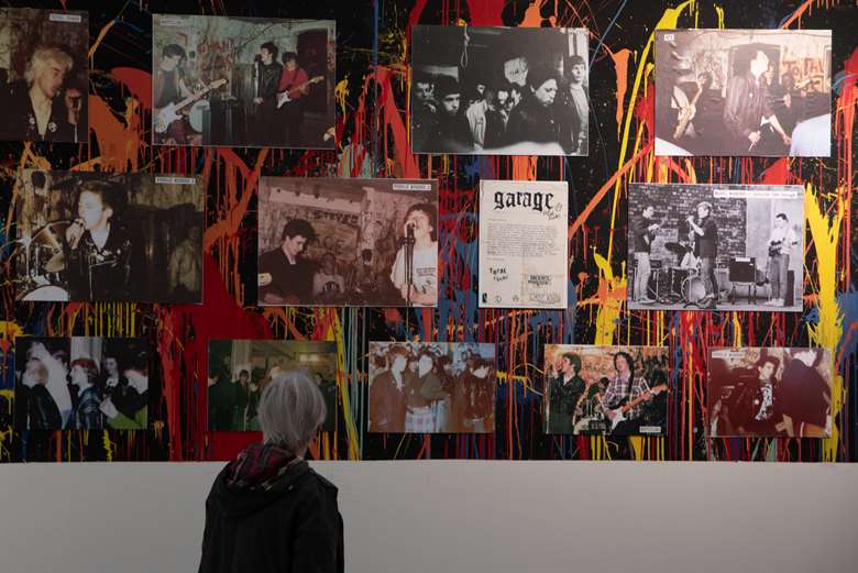 The exhibition looked at the North East 80s punk scene. Picture: Jack Mcardle