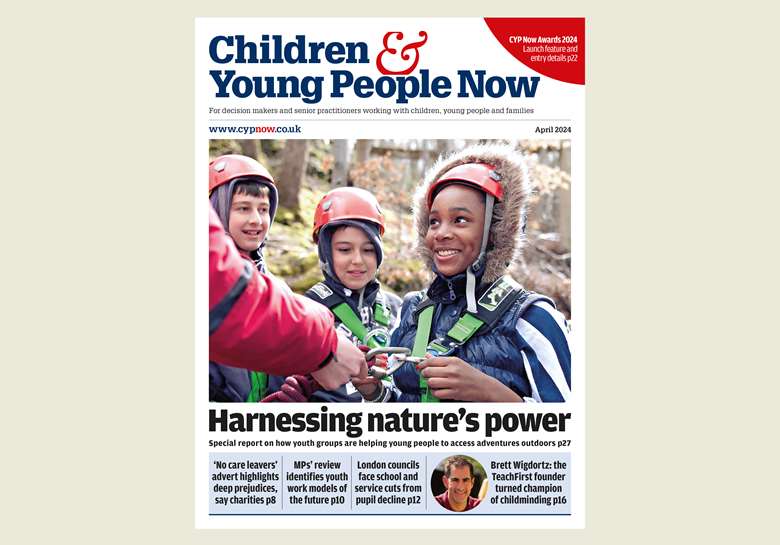 The April edition of CYP Now focusses on outdoor activities.