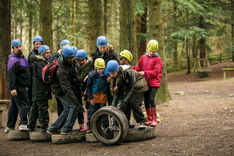 The outdoor learning sector provides more than 15,000 jobs and generates £700m to the UK economy. Picture: Avon Tyrell Activity Centre