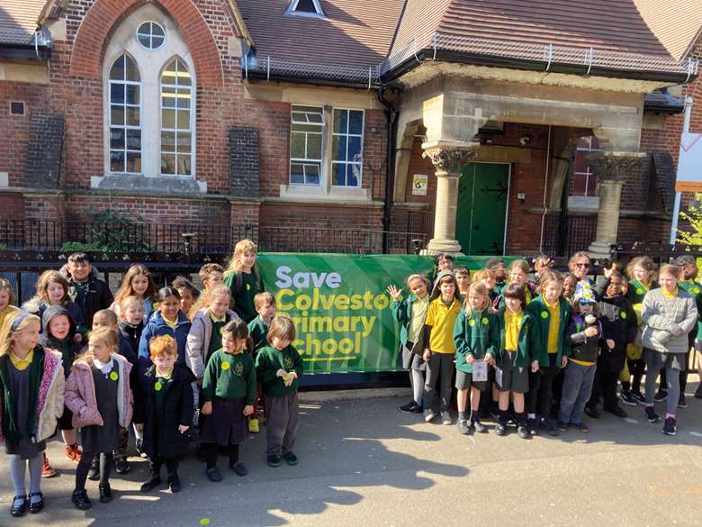 Campaigners aim to stop plans to close Colverstone Primary School in Hackney. Picture: Save Colverstone Primary School