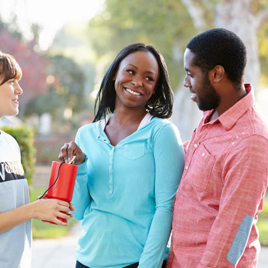 Charity volunteers can now begin street collections again. Picture: Adobe Stock