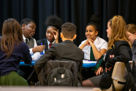 Peer mentoring is a focus of the strategy. Picture: The Diana Award