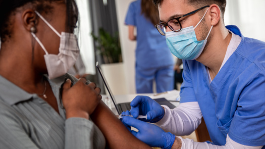 Government guidelines do not state that vaccines are compulsory for care workers. Picture: Adobe Stock