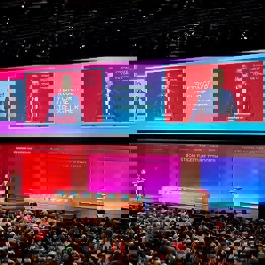Keir Starmer speaks at the Labour Party Conference. Picture: Labour Party/Twitter