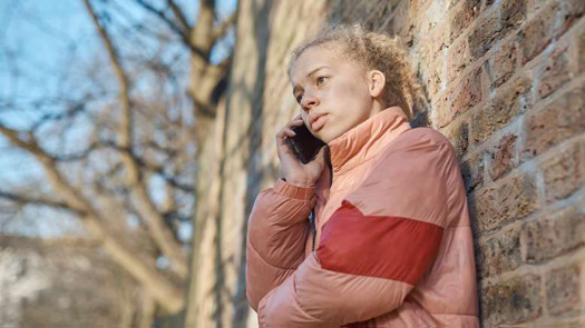 Hundreds of children have mentioned coercive or controlling behaviour to counsellors at Childline. Picture: Childline/NSPCC