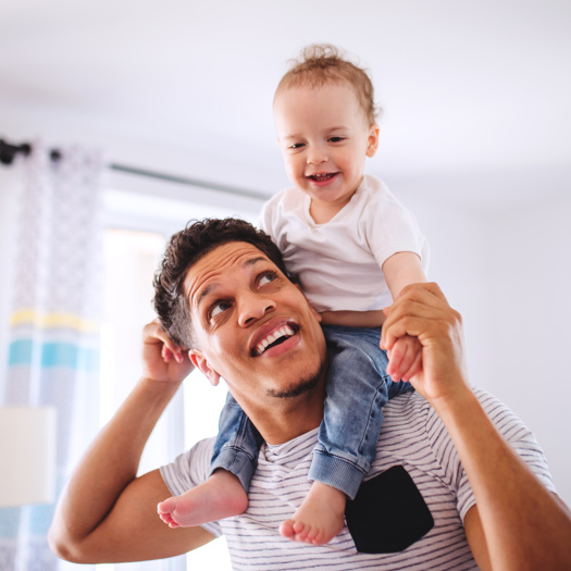 Men are encouraged to set up their own childminding businesses. Picture: Adobe Stock