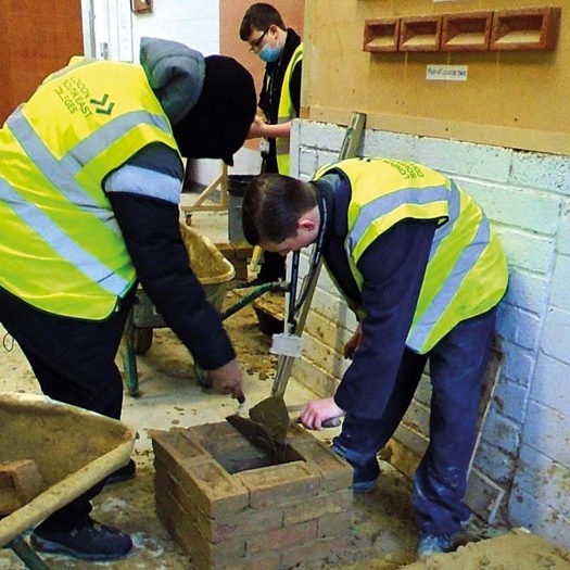 A number of vocational courses taught by industry specialists are on offer to pupils
