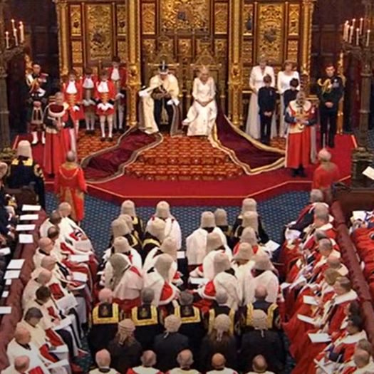 King Charles delivers his first State Opening of Parliament as monarch. Picture: Gov.uk