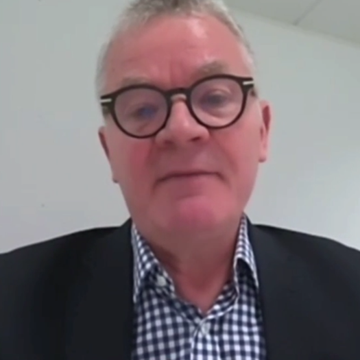 Kevin Collins spoke to the education select committee. Picture: Parliament TV