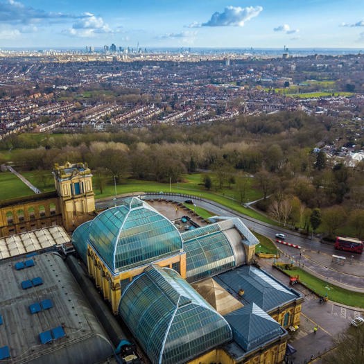 Often thought of as an inner London borough, in fact a quarter of Haringey is green space including Alexandra Palace. Picture: zgphotography/Adobe Stock