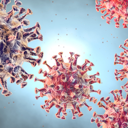Coronavirus symptoms include a fever, cough and trouble breathing. Picture: Adobe Stock