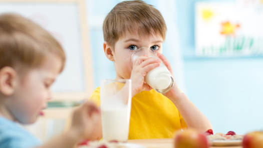 Children will continue to recieve free milk. Picture: Adobe Stock