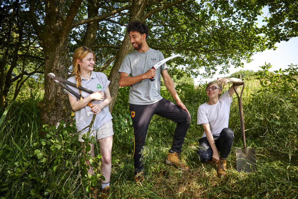 New initiative will offer young people from disadvantaged backgrounds paid work placements in the environmental sector. Picture: Groundwork