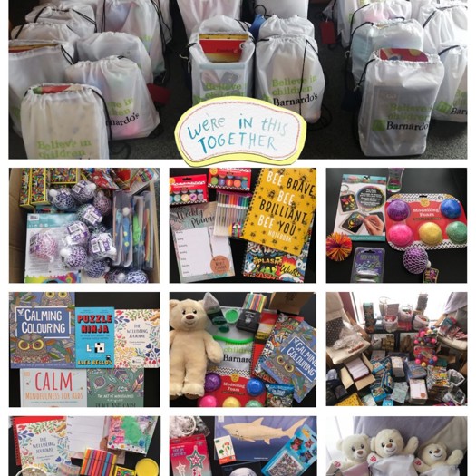 More than 100 young carers have received wellbeing activity packs from Barnardo's. Picture: Barnardo's