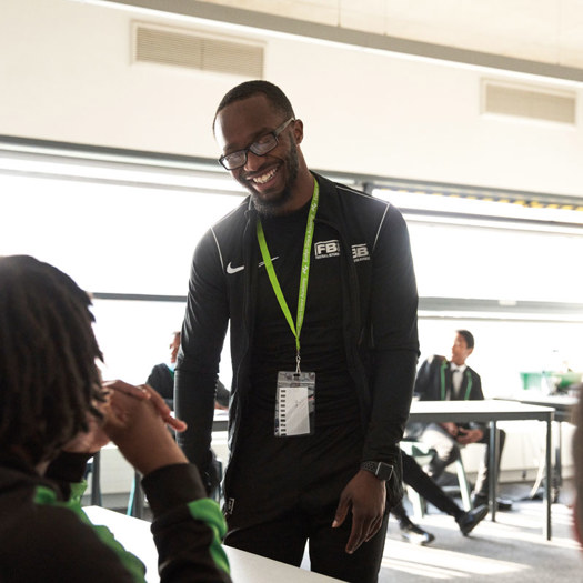 Football Beyond Borders delivers a long-term, targeted social and emotional learning intervention for vulnerable 16- to 18-year-olds. 