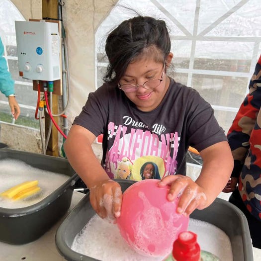 Children with extra needs and disabilities are "smashing through the stereotypes"