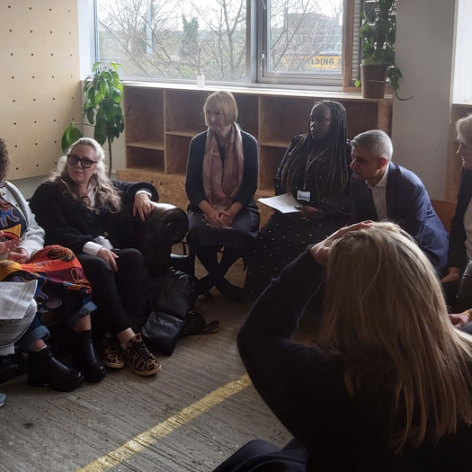 Sadiq Khan speaks to professionals and families with experience of child-to-parent abuse. 