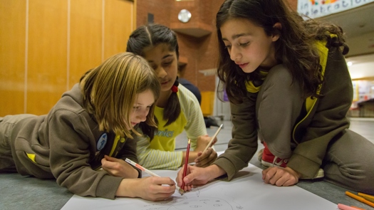 The programmes are designed to dispel gender stereotypes. Picture: Girlguiding UK