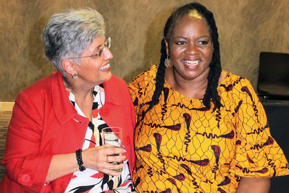 Meera Spillett and Rosemary Campbell-Stephens founders of the BALI programme