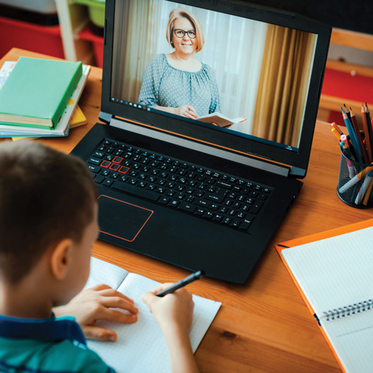 Disadvantaged children need online learning support. Picture: Shangarey/Adobe Stock