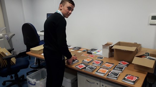One of the nine graduates from the Project SEARCH programme. Picture: Lancashire County Council