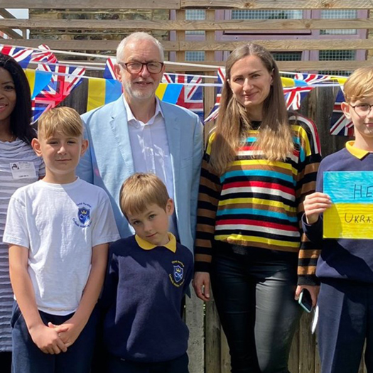 A welcome celebration held in Islington was attended by local MP Jeremy Corbyn