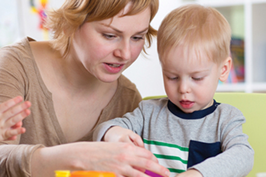Spending more hours with a childminder was associated with better EYFS scores for children from moderately disadvantaged families. Picture: Adobe Stock
