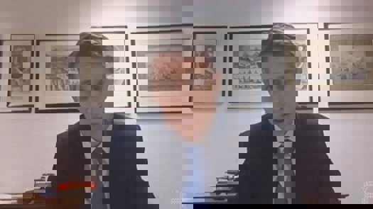 Gavin Williamson answers questions from the education select committee over videolink. Picture: Parliament TV