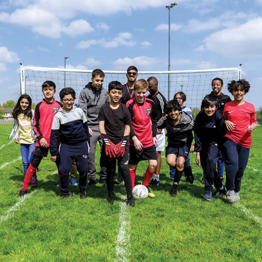 Doorstep Sport sessions are designed to be delivered in a fun and informal way. Picture: StreetGames