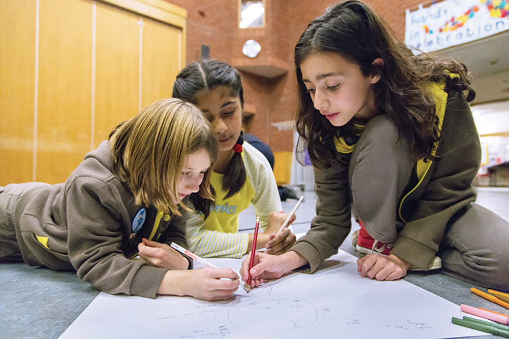 Girls as young as seven say they feel unhappy, Girlguiding has found. Picture: Girlguiding UK