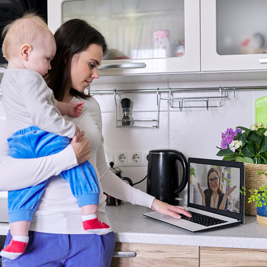 Settings have reported success in using technology to communicate with parents and are keen to continue. Picture: Valerii Honcharuk/Adobe Stock