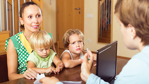 Experts will assess how early help can support families affected by Covid-19. Image: Shutterstock