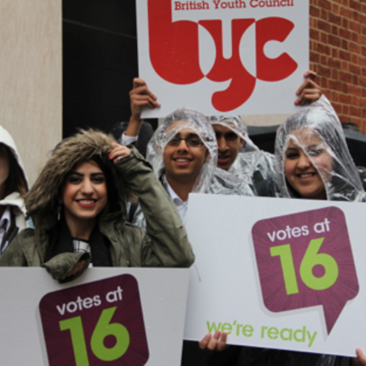 One of the BYC's priorities is to have the voting age lowered to 16. Picture: British Youth Council 