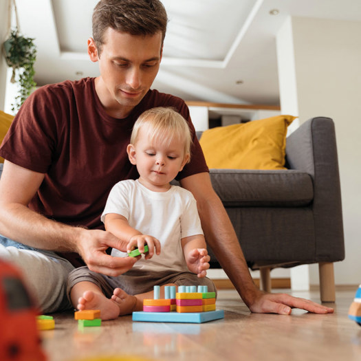 ‘Special play’ encourages parents to follow their children’s lead for a time each day. Picture: Arsenii/Adobe Stock