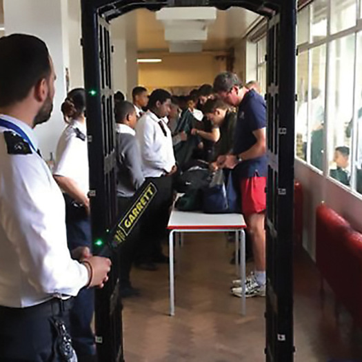 There is concern weapons detection systems can fuel young people’s fear of knives. Picture: Brent MPS 
