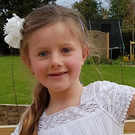 Alana Burton, nine, will speak at the event. Picture: AVUK