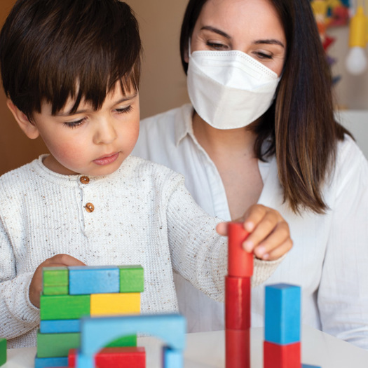 Nurseries have responded to the challenges of the pandemic by working to offer child-centred care and support staff wellbeing. Picture: Trendsetter Images/Adobe Stock