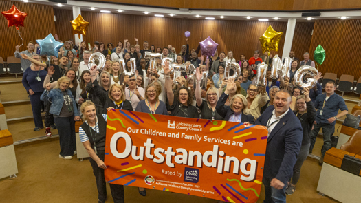 Leicestershire County Council is among those to be rated 'outstanding' by Ofsted. Picture: Leicestershire County Council 
