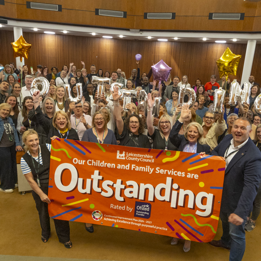 Leicestershire County Council is among those to be rated 'outstanding' by Ofsted. Picture: Leicestershire County Council 
