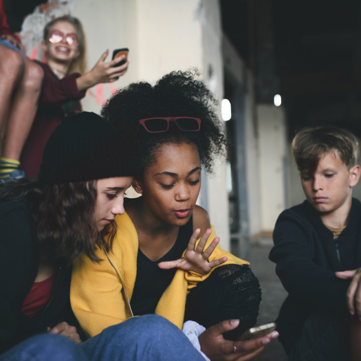 Social media has contributed to young people's exposure to violence, according to the report. Picture: Adobe Stock/ Halfpoint. 