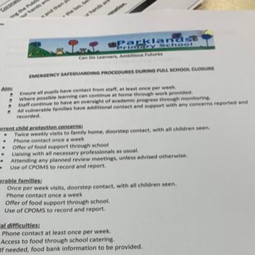 Parklands' head teacher shared the guidelines on social media. Picture: Chris Dyson