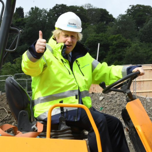 Boris Johnson announced plans to 'rebuild the economy' at a speech in the West Midlands. Picture: Conversative Party